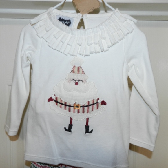 Christmas Tunic Legging Outfit Girls Mud Pie - Picture 5 of 6